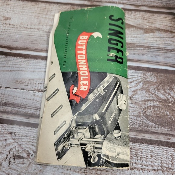 Vintage Singer Button Holder With Attachment Box and booklet. - Picture 2 of 12